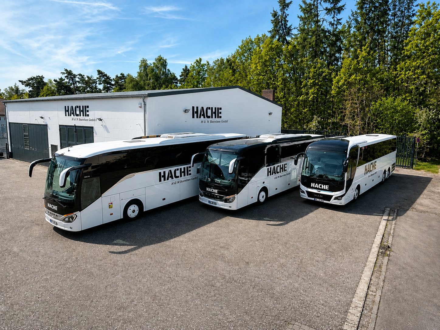 Reisebusse 48–57 Fahrgastsitzplätze